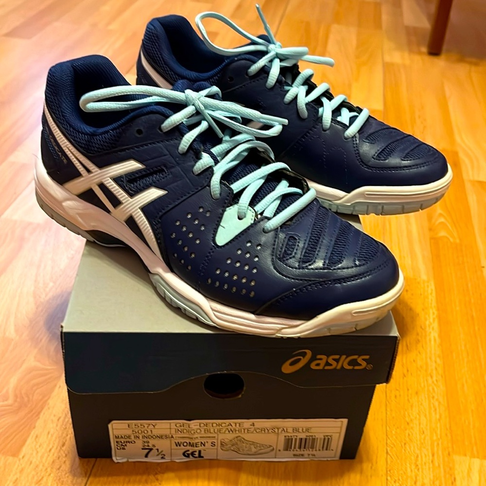 Asics Gel-Dedicate 4 Women’s Athletic Court Shoe, Size 7 1/2